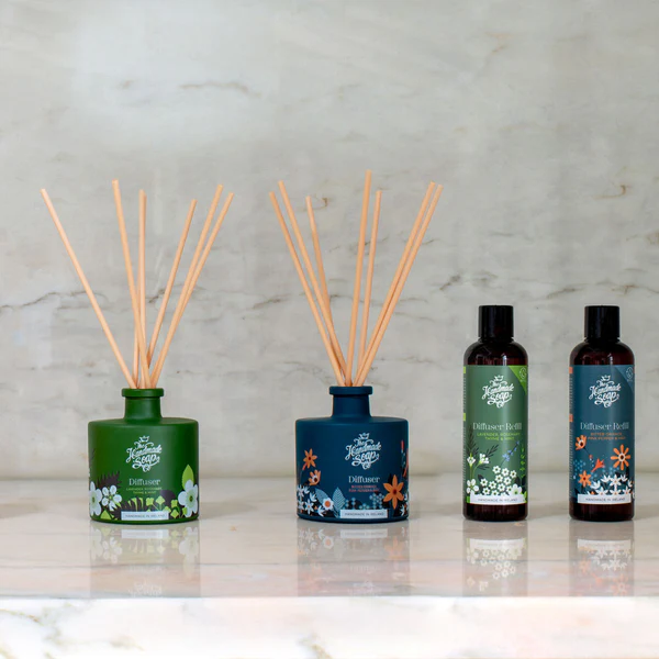 The Handmade Soap Company Reed Fragrance Diffuser - Bitter Orange, Pink Pepper & Hay